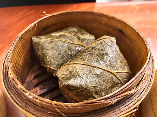 Sticky Rice with Meat in Lotus Leaf